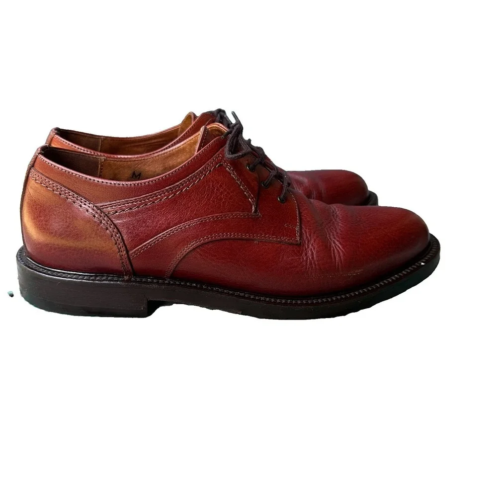 Johnston Murphy Passport Leather Shoes Men's Size 10M Brown Leather Dress Office